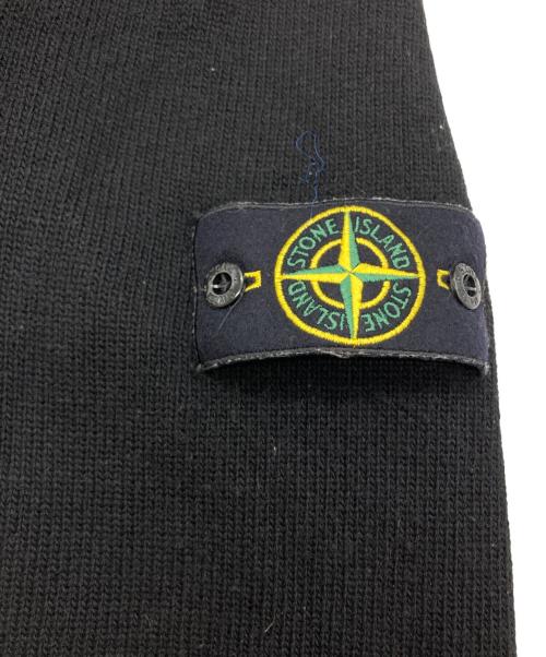 STONE ISLAND（ストーンアイランド）STONE ISLAND (ストーンアイランド) クルーネックニット ブラック サイズ:Mの古着・服飾アイテム