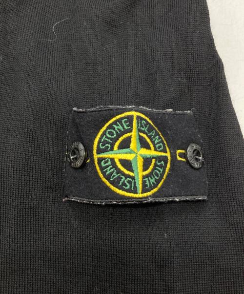 STONE ISLAND（ストーンアイランド）STONE ISLAND (ストーンアイランド) タートルネックニット ブラック サイズ:Lの古着・服飾アイテム