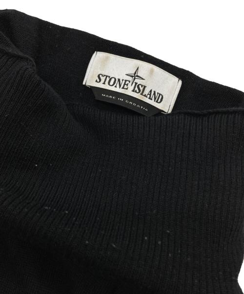 STONE ISLAND（ストーンアイランド）STONE ISLAND (ストーンアイランド) タートルネックニット ブラック サイズ:Lの古着・服飾アイテム