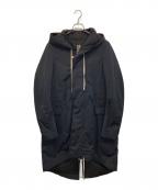 DRKSHDWダークシャドウ）の古着「FISHTAIL IMBOTTITO PARKA」｜ブラック