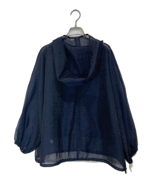 MARW UNITED ARROWS（マルゥ ユナイテッドアローズ）MARW UNITED ARROWS (マルゥ ユナイテッドアローズ) シアーフーデットジャケット ネイビー サイズ:-の古着・服飾アイテム