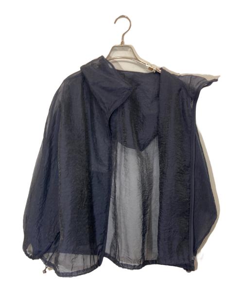 MARW UNITED ARROWS（マルゥ ユナイテッドアローズ）MARW UNITED ARROWS (マルゥ ユナイテッドアローズ) シアーフーデットジャケット ネイビー サイズ:-の古着・服飾アイテム