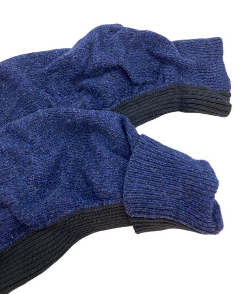 MM6 Maison Margiela（エムエムシックスメゾンマルジェラ）MM6 Maison Margiela (エムエムシックスメゾンマルジェラ) リブ切替ニットワンピース ネイビー サイズ:XSの古着・服飾アイテム