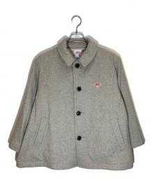 DANTON（ダントン）の古着「SINGLE WOOL PILE GATHERED SHORT COAT」｜ベージュ