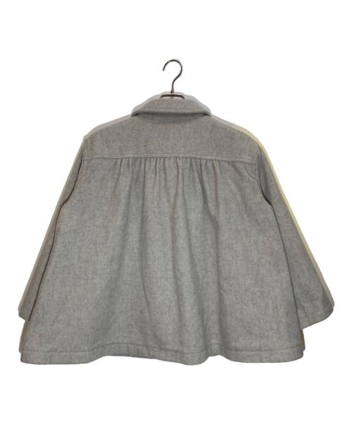 DANTON（ダントン）DANTON (ダントン) SINGLE WOOL PILE GATHERED SHORT COAT ベージュ サイズ:34の古着・服飾アイテム