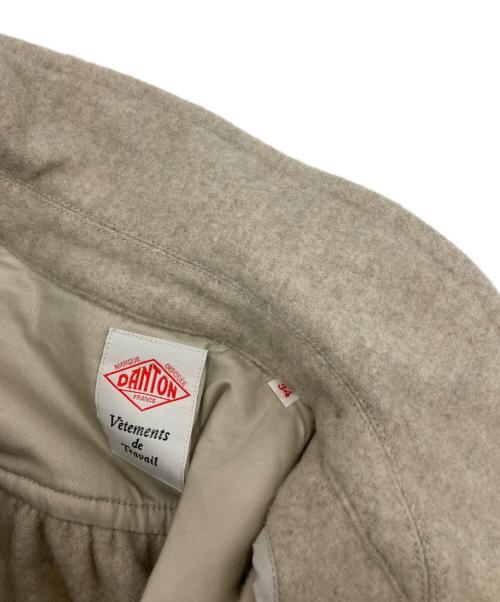 DANTON（ダントン）DANTON (ダントン) SINGLE WOOL PILE GATHERED SHORT COAT ベージュ サイズ:34の古着・服飾アイテム