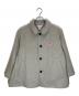 DANTON（ダントン）の古着「SINGLE WOOL PILE GATHERED SHORT COAT」｜ベージュ