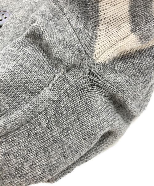 Thom Browne（トムブラウン）Thom Browne (トムブラウン) 4BARカシミヤカーディガン グレー サイズ:36の古着・服飾アイテム