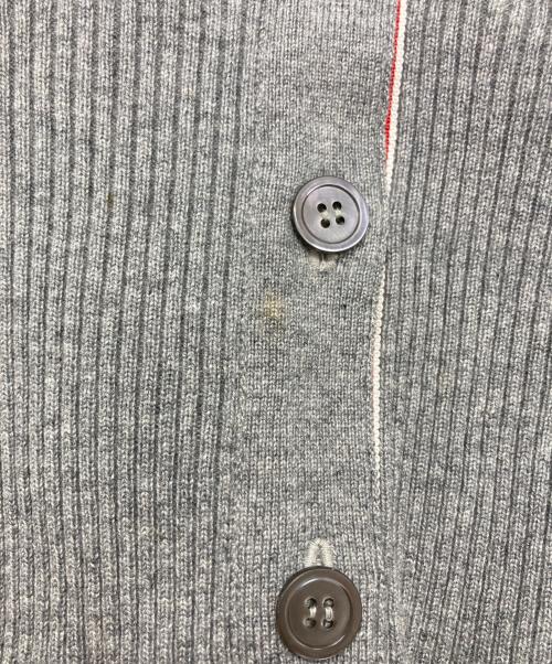 Thom Browne（トムブラウン）Thom Browne (トムブラウン) 4BARカシミヤカーディガン グレー サイズ:36の古着・服飾アイテム
