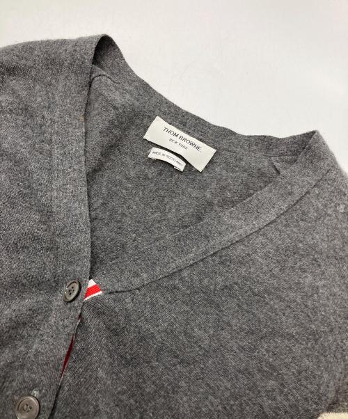 Thom Browne（トムブラウン）Thom Browne (トムブラウン) 4-BARカシミヤカーディガン グレー サイズ:下記参照の古着・服飾アイテム
