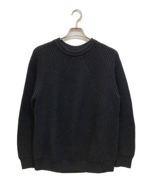 BATONER（バトナ―）BATONER (バトナ―) シグネチャークルーネックニット ブラック サイズ:2の古着・服飾アイテム