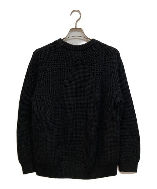 BATONER（バトナ―）BATONER (バトナ―) シグネチャークルーネックニット ブラック サイズ:2の古着・服飾アイテム