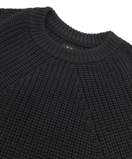 BATONER（バトナ―）BATONER (バトナ―) シグネチャークルーネックニット ブラック サイズ:2の古着・服飾アイテム