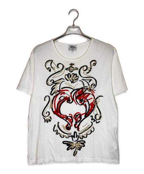 Vivienne Westwood（ヴィヴィアンウエストウッド）Vivienne Westwood (ヴィヴィアンウエストウッド) グラフィックtシャツ ホワイト サイズ:44の古着・服飾アイテム