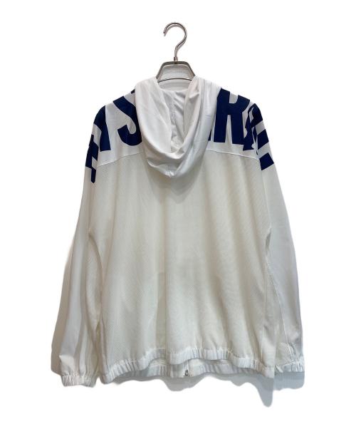 Hysteric Glamour（ヒステリックグラマー）Hysteric Glamour (ヒステリックグラマー) メッシュジップパーカー ホワイト サイズ:FREEの古着・服飾アイテム