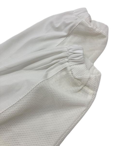 Hysteric Glamour（ヒステリックグラマー）Hysteric Glamour (ヒステリックグラマー) メッシュジップパーカー ホワイト サイズ:FREEの古着・服飾アイテム