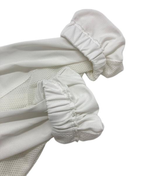 Hysteric Glamour（ヒステリックグラマー）Hysteric Glamour (ヒステリックグラマー) メッシュジップパーカー ホワイト サイズ:FREEの古着・服飾アイテム