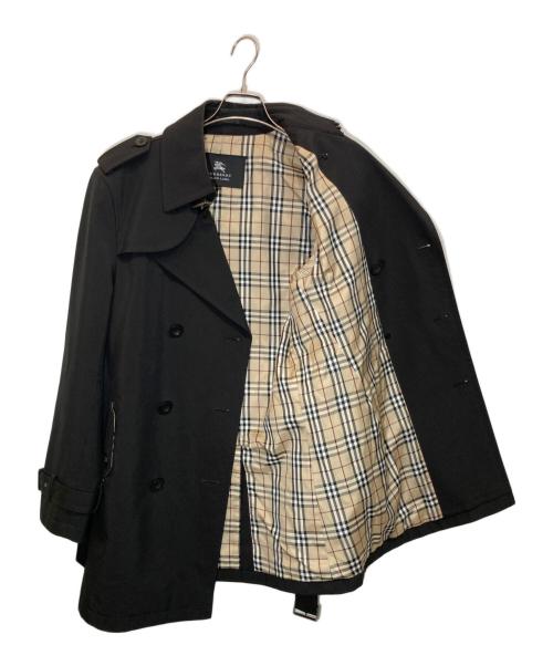 BURBERRY BLACK LABEL（バーバリーブラックレーベル）BURBERRY BLACK LABEL (バーバリーブラックレーベル) トレンチコート ブラック サイズ:Ⅿの古着・服飾アイテム