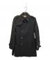 BURBERRY BLACK LABEL（バーバリーブラックレーベル）の古着「トレンチコート」｜ブラック