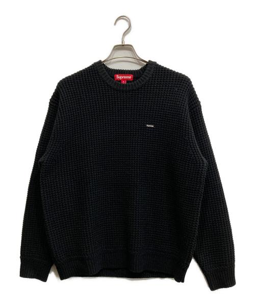 SUPREME（シュプリーム）Supreme (シュプリーム) SMALL Box Ribbed Sweater ブラック サイズ:Mの古着・服飾アイテム