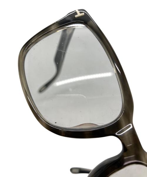 TOM FORD（トムフォード）TOM FORD (トムフォード) 伊達眼鏡 グレー×ブラック サイズ:56□19の古着・服飾アイテム