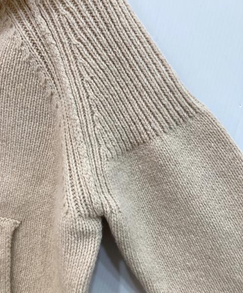 CLANE（クラネ）CLANE (クラネ) POCKET ZIP KNIT TOPS アイボリー サイズ:1の古着・服飾アイテム