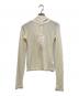 CLANE（クラネ）の古着「WOOL RIB HOODED TIGHT TOPS」｜アイボリー