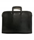 PORTERポーター）の古着「レザーブリーフケース」｜ブラック