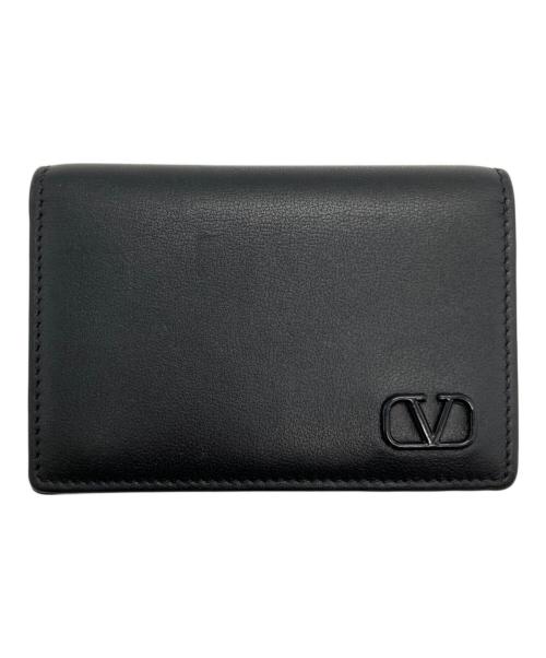 VALENTINO GARAVANI（ヴァレンティノ・ガラヴァーニ）VALENTINO GARAVANI (ヴァレンティノ・ガラヴァーニ) カードケース ブラックの古着・服飾アイテム