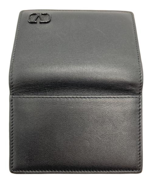 VALENTINO GARAVANI（ヴァレンティノ・ガラヴァーニ）VALENTINO GARAVANI (ヴァレンティノ・ガラヴァーニ) カードケース ブラックの古着・服飾アイテム