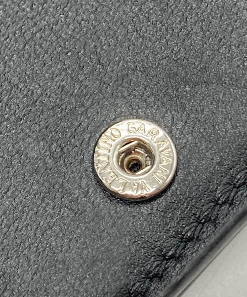 VALENTINO GARAVANI（ヴァレンティノ・ガラヴァーニ）VALENTINO GARAVANI (ヴァレンティノ・ガラヴァーニ) カードケース ブラックの古着・服飾アイテム