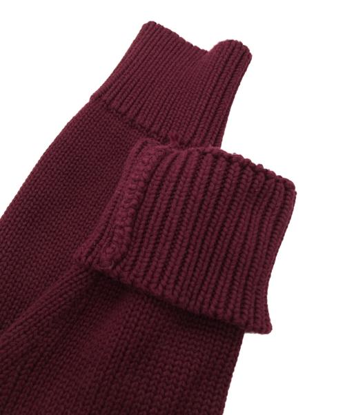 POLO RALPH LAUREN（ポロ・ラルフローレン）POLO RALPH LAUREN (ポロ・ラルフローレン) ビッグ フィット コットン レターマン セーター ボルドー サイズ:Sの古着・服飾アイテム