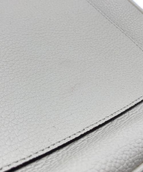 LAUREN RALPH LAUREN（ローレンラルフローレン）LAUREN RALPH LAUREN (ローレンラルフローレン) ペブルド レザー ラージ Cameryn クロスボディ アイボリーの古着・服飾アイテム