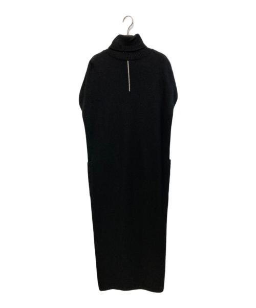 intoca（イントゥーカ）intoca (イントゥーカ) カシミヤノースリーブニット ブラック サイズ:-の古着・服飾アイテム