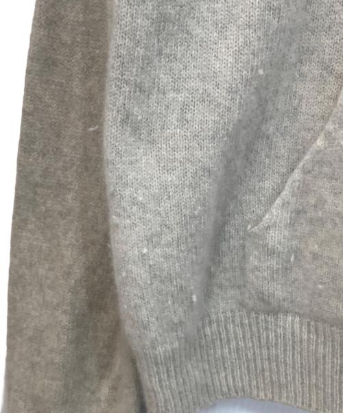 evam eva（エヴァムエヴァ）evam eva (エヴァムエヴァ) カシミヤシームレスパーカー アイボリー サイズ:-の古着・服飾アイテム