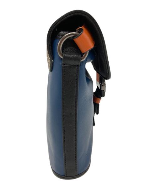 COACH（コーチ）COACH (コーチ) ショルダーバッグ ベージュ×ブルーの古着・服飾アイテム