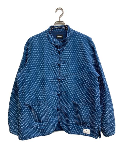 Schott（ショット）Schott (ショット) SASHIKO CHINA JACKET インディゴ サイズ:-の古着・服飾アイテム