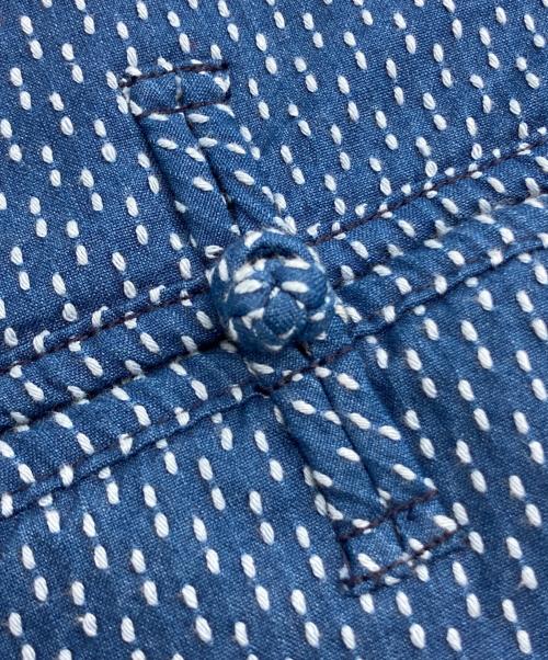 Schott（ショット）Schott (ショット) SASHIKO CHINA JACKET インディゴ サイズ:-の古着・服飾アイテム