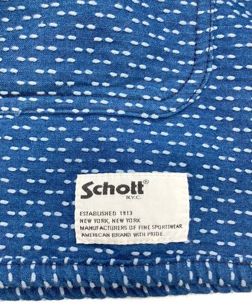 Schott（ショット）Schott (ショット) SASHIKO CHINA JACKET インディゴ サイズ:-の古着・服飾アイテム