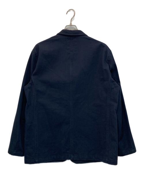 AVIREX（アヴィレックス）AVIREX (アヴィレックス) JAPAN MADE HERRINGBONE WORK JACKET ネイビー サイズ:XLの古着・服飾アイテム