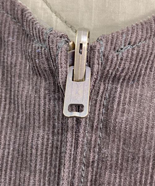 AVIREX（アヴィレックス）AVIREX (アヴィレックス) REVERSIBLE CORDUROY DECK VEST カーキ×ブラウン サイズ:XLの古着・服飾アイテム