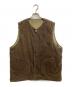 AVIREX（アヴィレックス）の古着「REVERSIBLE CORDUROY DECK VEST」｜カーキ×ブラウン