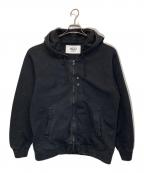 AVIREXアヴィレックス）の古着「CROSSOVER CUSTOM ZIP PARKA」｜ブラック