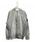 THE NORTH FACE（ザ ノース フェイス）の古着「Square Logo FullZip」｜グレー