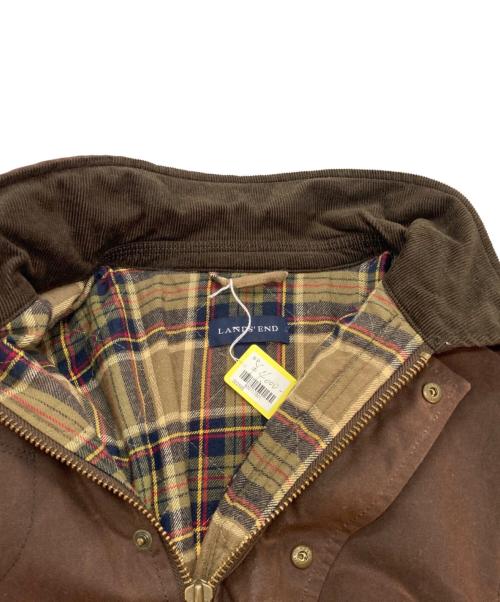 LAND'S END（ランズエンド）LAND'S END (ランズエンド) オイルドジャケット ブラウン サイズ:Lの古着・服飾アイテム