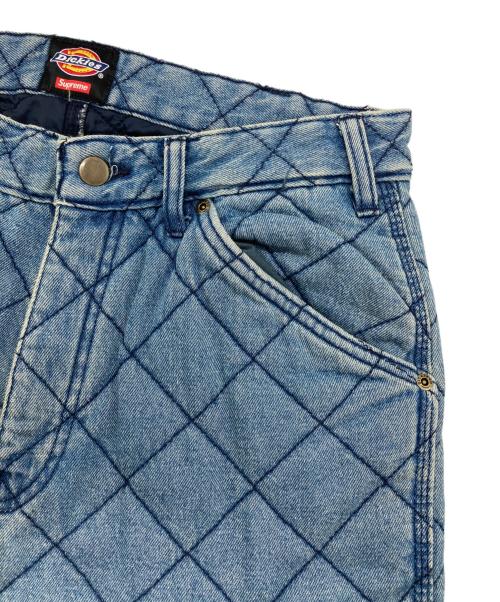 Dickies（ディッキーズ）Dickies (ディッキーズ) SUPREME (シュプリーム) キルト ダブルニー ペインター デニム パンツ ブルー サイズ:30の古着・服飾アイテム