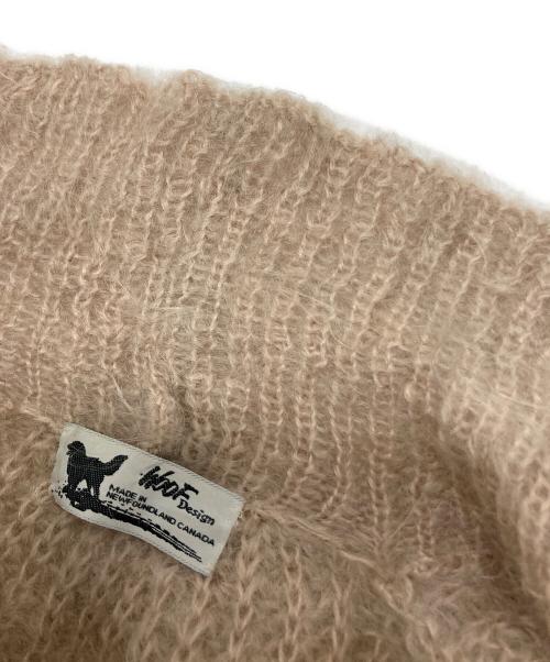 woof design（ウーフデザイン）woof design (ウーフデザイン) モヘアブレンドスキッパーニット ベージュ サイズ:下記参照の古着・服飾アイテム