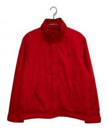 POLO RALPH LAUREN（ポロ・ラルフローレン）の古着「裏フリースハイネックジャケット」｜レッド