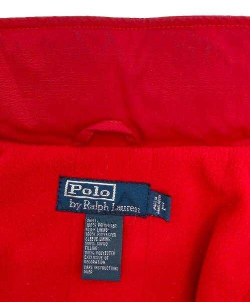 POLO RALPH LAUREN（ポロ・ラルフローレン）POLO RALPH LAUREN (ポロ・ラルフローレン) 裏フリースハイネックジャケット レッド サイズ:-の古着・服飾アイテム