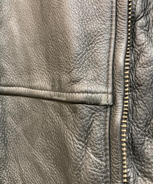 HARLEY-DAVIDSON（ハーレーダビッドソン）HARLEY-DAVIDSON (ハーレーダビッドソン) 襟付きレザージャケット ブラック サイズ:Sの古着・服飾アイテム